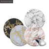 New Marble Printed Desk Mat Quality Office Desk 22*22cm Organizer School Supplies Mouse Desk Tools Office Desk Accessories Set