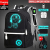 Children Backpack School Bags For Boy Girls Anime Luminous School Backpack Kids Waterproof Book Bag USB Charging SchoolBag Gift