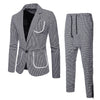 2 Piece( Jacket+pant ) Set Men's Business Groomsman Suit Blazers Jacket Pants Vest Sets Male Fashion Slim Suits Wedding Party