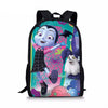 HaoYun Children's School Backpack Vampirina Print Pattern School Book Bags Cartoon Arts Girl Design 3PCs Set Students Bags