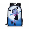 HaoYun Children's School Backpack Vampirina Print Pattern School Book Bags Cartoon Arts Girl Design 3PCs Set Students Bags