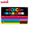 UNI POSCA Marker Pen Set POP Poster Advertising Graffiti Pen PC-1M PC-3M PC-5M PC-8K PC-17K Round Head Oily Paint Pen