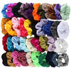 50, 40Pcs Velvet Scrunchie Women Girls Elastic Hair Rubber Bands Accessories Gum For Women Tie Hair Ring Rope Ponytail Holder#G1