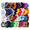 50, 40Pcs Velvet Scrunchie Women Girls Elastic Hair Rubber Bands Accessories Gum For Women Tie Hair Ring Rope Ponytail Holder#G1