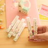 1PC New Creative Stationery Supplies Cute Cartoon Pencil Erasers for Office School Kids Prize Writing Drawing Student Gift