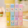 1PC New Creative Stationery Supplies Cute Cartoon Pencil Erasers for Office School Kids Prize Writing Drawing Student Gift