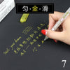 1PC 0.8mm White Transparent Paint Marker Pens Highlight Liner Sketch Markers For Kids Writing Art Manga Painting School Supplies