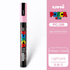 1pcs UNI Marker Marker PC-3M (POSCA) POP Poster Advertisement Water Resistant Office Student Painting Anime Hand-painted