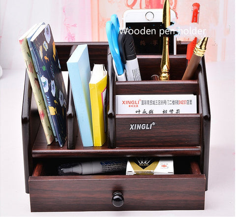 Multi-function Desk Stationery Organizer Pen Holder Pens Stand Pencil Organizer for Desk Office Accessories Supplies Stationery