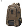 Men Casual Canvas Backpack School Rucksack Vintage Satchel Shoulder Laptop Bag Wear resisting package