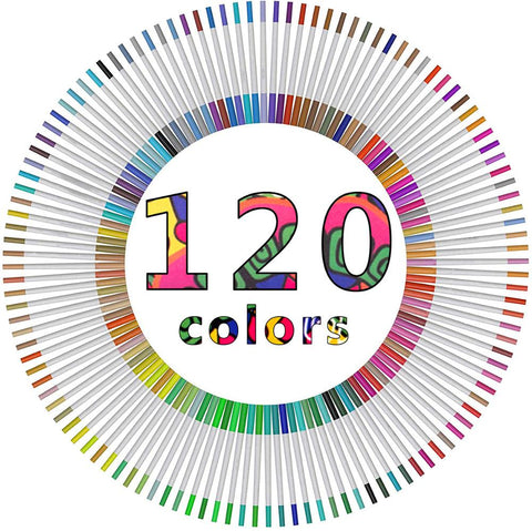 UP to 120 Colors Felt Tip Pens Colouring Pens for Adults Pack Watercolour Brush Pens Include 2mm Brush tip and 0.4mm fine tip