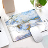 Marble Non-slip Mouse Pad Office Desk Mat Desktop Accessories Rubber School Supplies Office Desk Organizer Computer Games Pad