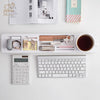 Home Office Desk Organizer Desktop Storage Holder Multifunction Keyboard Cover Office Accessories Sundries Shelf Pen Organizer