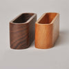 1Pc Wooden Business Card Holders Note Holder Display Device Card Stand Holder Office Desk Accessories Organizer