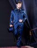 Classic Style Embroidery Groom Tuxedos Groomsmen Men's Wedding Prom Suits Custom Made (Jacket+Pants+Vest) K:1906