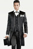 Classic Style Embroidery Groom Tuxedos Groomsmen Men's Wedding Prom Suits Custom Made (Jacket+Pants+Vest) K:1906