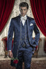 Classic Style Embroidery Groom Tuxedos Groomsmen Men's Wedding Prom Suits Custom Made (Jacket+Pants+Vest) K:1906