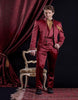 Classic Style Embroidery Groom Tuxedos Groomsmen Men's Wedding Prom Suits Custom Made (Jacket+Pants+Vest) K:1906