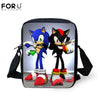 FORUDESIGNS New Arrival Cartoon Sonic Printing Boys Girls School Backpack School Bag Children Mochilas Escolares Bolsa Freeship