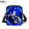 FORUDESIGNS New Arrival Cartoon Sonic Printing Boys Girls School Backpack School Bag Children Mochilas Escolares Bolsa Freeship