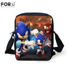 FORUDESIGNS New Arrival Cartoon Sonic Printing Boys Girls School Backpack School Bag Children Mochilas Escolares Bolsa Freeship