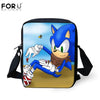 FORUDESIGNS New Arrival Cartoon Sonic Printing Boys Girls School Backpack School Bag Children Mochilas Escolares Bolsa Freeship