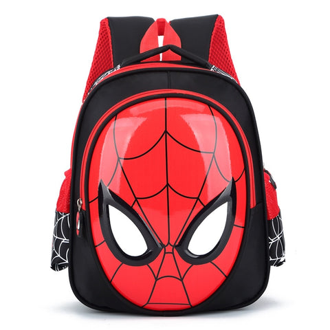 Disney new cartoon kindergarten schoolbag baby boy tide 3-6 year old boy cute child spiderman children schoolbag travel backpack