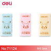 Deli Pokemon Pikachu Erasers 2PCS Orange Blue Pink Stationery Office Supplies School Drawing kawaii Cute eraser for kids