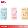 Deli Pokemon Pikachu Erasers 2PCS Orange Blue Pink Stationery Office Supplies School Drawing kawaii Cute eraser for kids