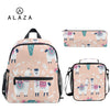 ALAZA 3pcs/set Small Kindergarten Backpack Children School Bags Kids Dinosaur print Schoolbag Baby Toddler Bag Mochila Infantil