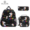 ALAZA 3pcs/set Small Kindergarten Backpack Children School Bags Kids Dinosaur print Schoolbag Baby Toddler Bag Mochila Infantil