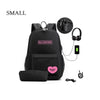 Usb  Women BLACKPINK Backpack School Bags for Teenage Girls Bookbags Large Student Teen Schoolbag Korea Preppy Style 2020 New