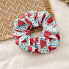 Korean Women Hearwear Girls Hair Tie Striped Lady Scrunchies Ponytail Hair Female Holder Rope Pineapple Print Hair Accessories