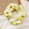 Korean Women Hearwear Girls Hair Tie Striped Lady Scrunchies Ponytail Hair Female Holder Rope Pineapple Print Hair Accessories