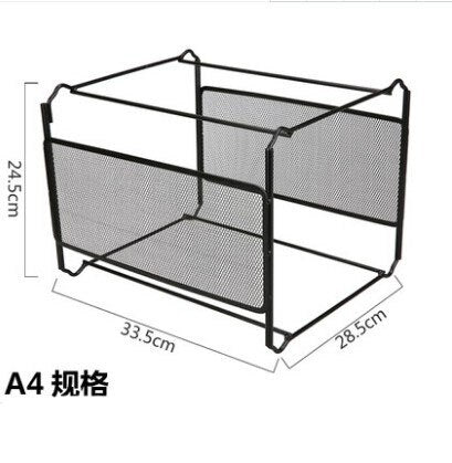 Metal Desk Accessories Mesh Hanging File Folder Frame Documents Holder Organizador A4 FC Size for Company Office Supplies