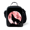 Children School Bags Funny 3D Wolf Print Large Shoulder Backpack 3Pcs/Set Kids Book Bag Custom Students Bookbag Mochilas Colegio