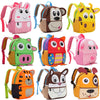 2020 New 3D Animal Children Backpacks Brand Design Girl Boys Backpack Toddler Kids Neoprene School Bags Kindergarten Cartoon Bag