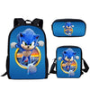 FORUDESIGNS New Arrival Cartoon Sonic Printing Boys Girls School Backpack School Bag Children Mochilas Escolares Bolsa Freeship