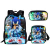 FORUDESIGNS New Arrival Cartoon Sonic Printing Boys Girls School Backpack School Bag Children Mochilas Escolares Bolsa Freeship