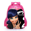 fashion printed ladybug schoolbag girl elementary school children comfortable wear-resistant cartoon lightening pink backpack