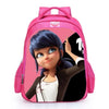 fashion printed ladybug schoolbag girl elementary school children comfortable wear-resistant cartoon lightening pink backpack