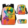 Leon Spike Shell Game School Bag for Teenager Boys Girls Kids Personized Schoolbag 3pcs sets Supplier Children Hot Game Backpack