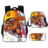 Leon Spike Shell Game School Bag for Teenager Boys Girls Kids Personized Schoolbag 3pcs sets Supplier Children Hot Game Backpack