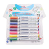 8 Pcs/Set Clothes Textile Marker Fabric Paint Pen DIY Crafts T-shirt Pigment Painting Pen School Home Stationery Graffiti Supply