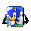 WHEREISART 3pcs/set Sonic the Hedgehog Print School Bags for Teenager Girls Kids Cartoon School Backpack Student Bookbags