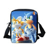 WHEREISART 3pcs/set Sonic the Hedgehog Print School Bags for Teenager Girls Kids Cartoon School Backpack Student Bookbags