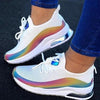 women vulcanized shoes mesh breathable sneakers fashion casual women's shoes sneakers solid lace up ladies walking shoes new