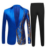 Men's black  Sequin Party Blazer Slim Fit Wedding Party Suit Jackets High Quality singer high density sequinedBlazer suits