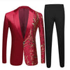 Men's black  Sequin Party Blazer Slim Fit Wedding Party Suit Jackets High Quality singer high density sequinedBlazer suits