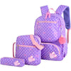 3pcs/set Printing School Bags Backpacks Schoolbag Fashion Kids Lovely Backpack For Children Girls School bag Student Mochila sac